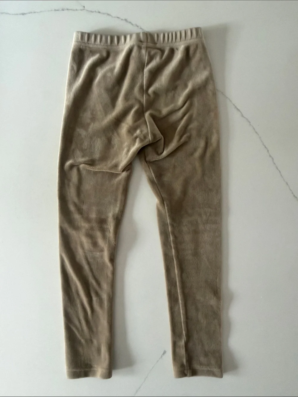 Mayoral Plush Stretch Leggings - Tan Brown